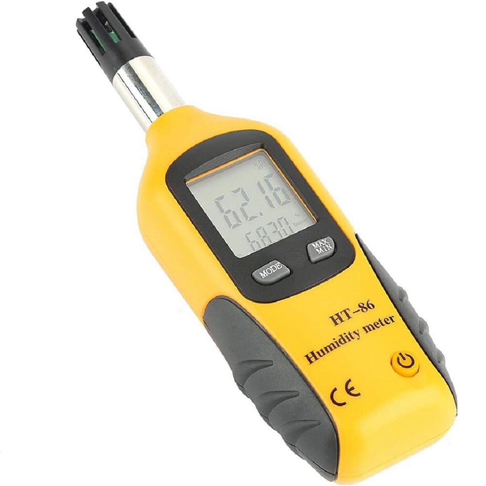 Psicrometro Digital Termometro Higrometro Con Luz De Fondo, Temperatura Y  Hum
